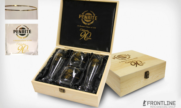 Penrite Oil 90th Anniversary Glassware